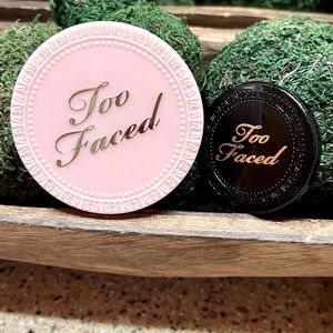 ( Too faced ) matte face powder and get a tiny bronzer